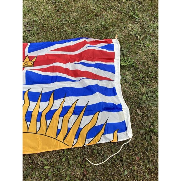 Vintage Canadian Provincial/Territorial Flag British Columbia - Picture 4 of 6